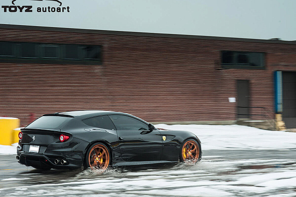 Фото дисков HRE S101 Сатиновая медь на Ferrari FF