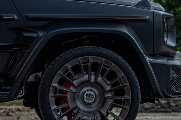 Фото дисков Brixton Forged LX03 Сатиновый темный лак на Mercedes-Benz G-Class III
