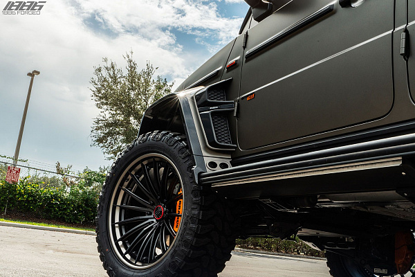 Фото дисков 1886 Wheels XR016 Черный сатин на Mercedes-Benz G-Class III