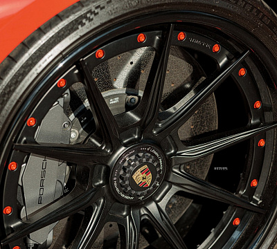 Фото дисков Strasse Wheels SV10 Deep Concave Duoblock на Porsche 911 VIII