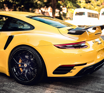 Фото дисков Brixton Forged PF9 на Porsche 911 VII