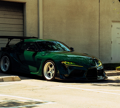 Фото дисков HRE 305 на Toyota Supra A90
