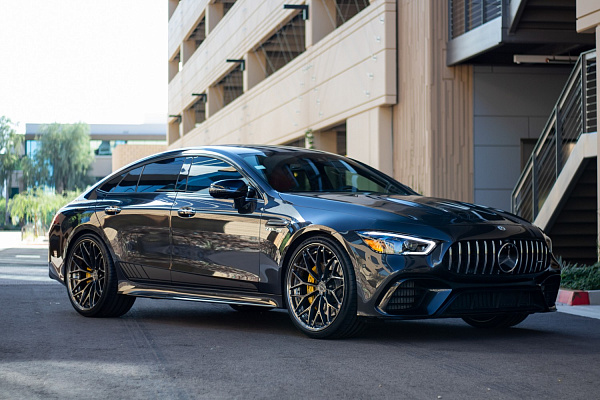 Фото дисков Brixton Forged CM6-R Глянцевый темный лак на Mercedes-Benz AMG GT I