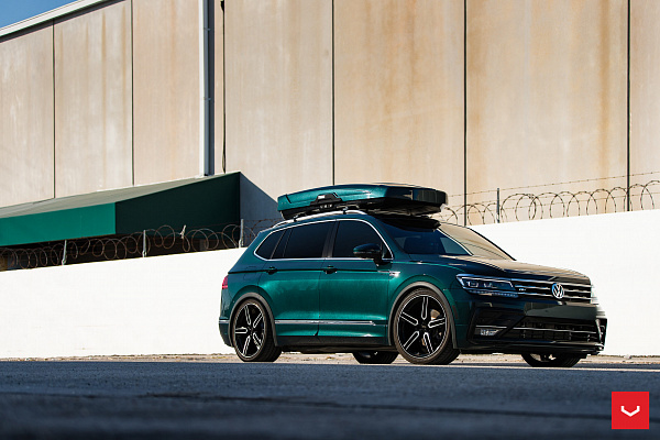Фото дисков Vossen HF-1 Алмазная проточка на Volkswagen Tiguan II
