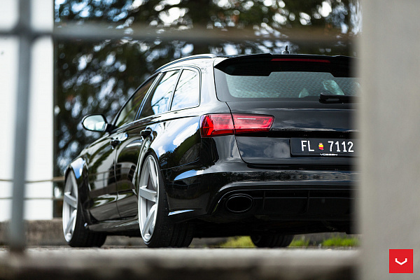 Фото дисков Vossen CV3 Серебро на Audi A/RS 6 (C7)