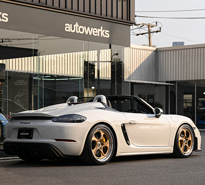 Фото дисков HRE 522 на Porsche Boxster IV