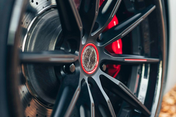 Фото дисков Brixton Forged R11-R Черный сатин на Porsche Cayman II