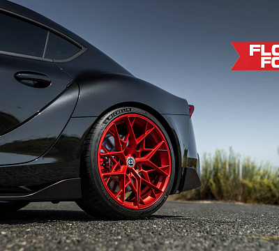 Фото дисков HRE FF10 на Toyota Supra A90