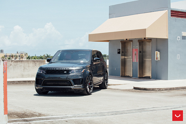 Фото дисков Vossen HF-5 Сатиновый графит на Range Rover Sport II