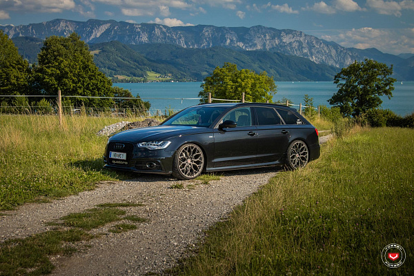Фото дисков Vossen S17-01 Сатиновый графит на Audi A/RS 6 (C7)