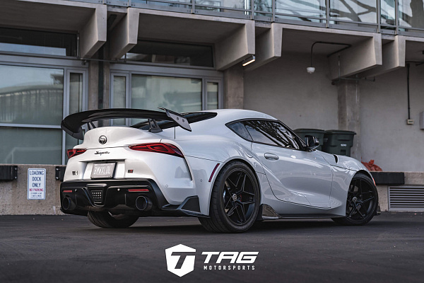 Фото дисков HRE FF11 Черный сатин на Toyota Supra A90