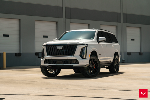 Фото дисков Vossen HF6-1 Черный глянец на Cadillac Escalade V
