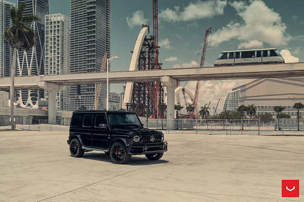 Фото дисков Vossen HFX-2 (5-Lug) Черный глянец на Mercedes-Benz G-Class III