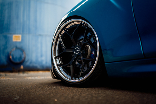 Фото дисков Brixton Forged PF5 Черный сатин на BMW 2/M2 (F22/F87)