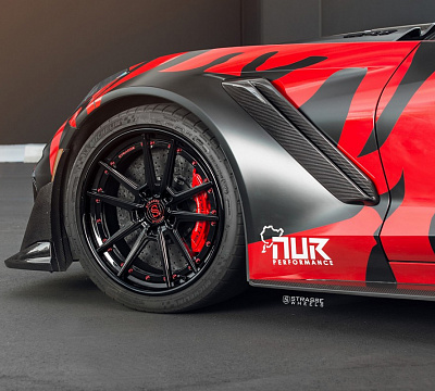 Фото дисков Strasse Wheels SV1 Deep Concave FS на Chevrolet Corvette C7