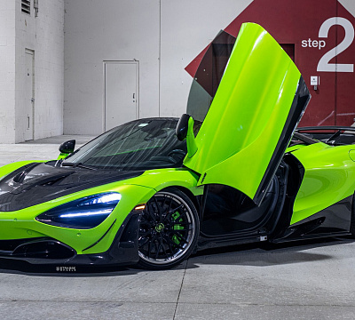 Фото дисков Strasse Wheels SV10M Deep Concave FS на McLaren 720S