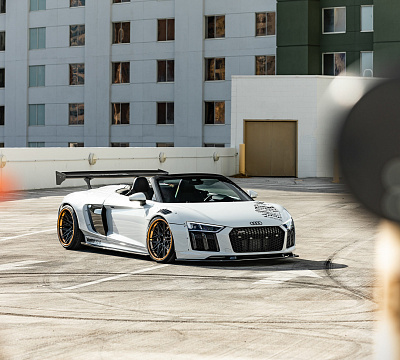 Фото дисков Vossen EVO-5R (3-Piece) на Audi R8 (4S)