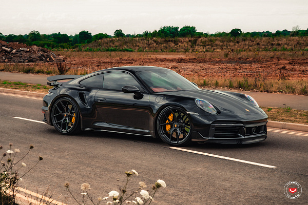 Фото дисков Vossen S21-01 Черный сатин на Porsche 911 VIII
