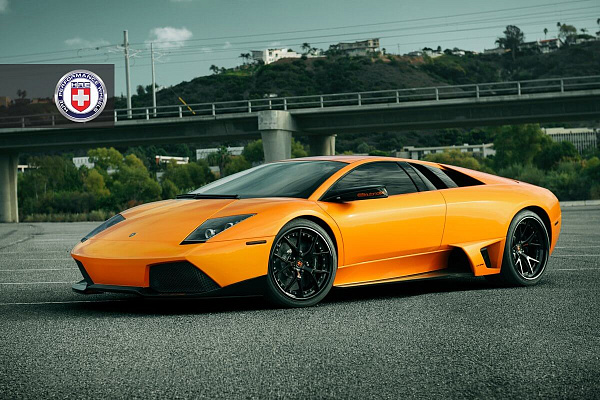 Фото дисков HRE S101 Черный глянец на Lamborghini Murcielago