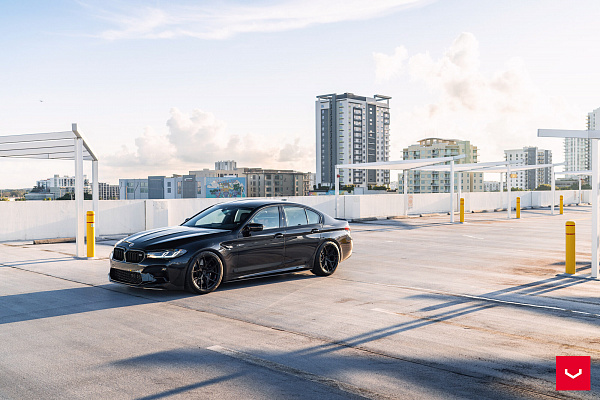 Фото дисков Vossen HF-5 Черный сатин на BMW 5/M5 (G30/F90)