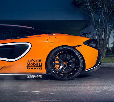 Фото дисков Strasse Wheels SV1 Deep Concave FS на McLaren 570S
