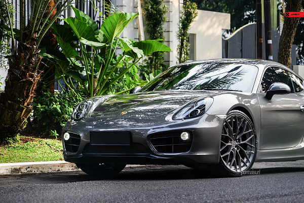 Фото дисков Anrky AN20 Глянцевый тонированный лак на Porsche Cayman II