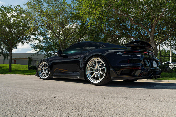Фото дисков HRE S104SC Полированный лак на Porsche 911 VIII