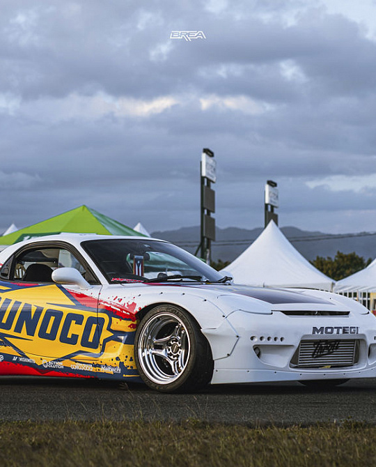 Фото дисков MF421 SS3 Полированный лак на Mazda RX-7 III