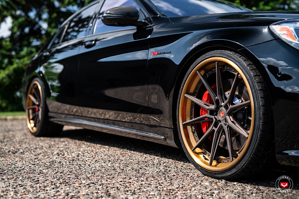 Фото дисков Vossen EVO-2R (3-Piece) Глянцевая медь на Mercedes-Benz S-Class (W222, C217)