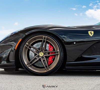 Фото дисков Anrky AN27 на Ferrari 812