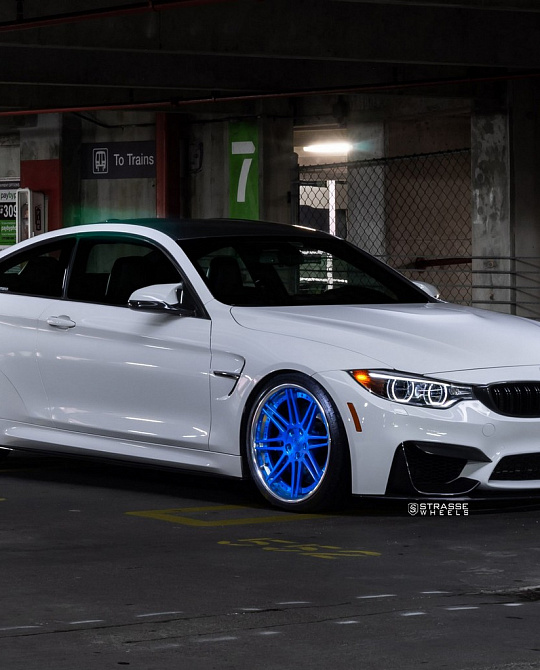 Фото дисков S8 Deep Concave Другой цвет на BMW 4/M4 (F32/F82)