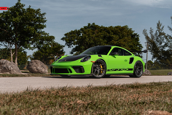 Фото дисков Anrky S1-X4 Глянцевый темный лак на Porsche 911 VII
