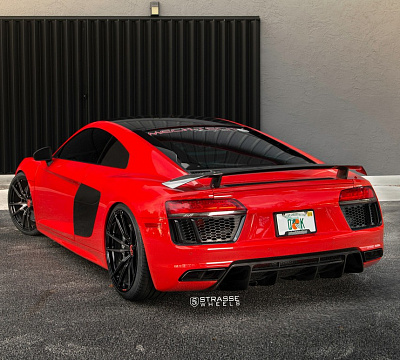 Фото дисков Strasse Wheels SV1 Deep Concave Monoblock на Audi R8 (4S)