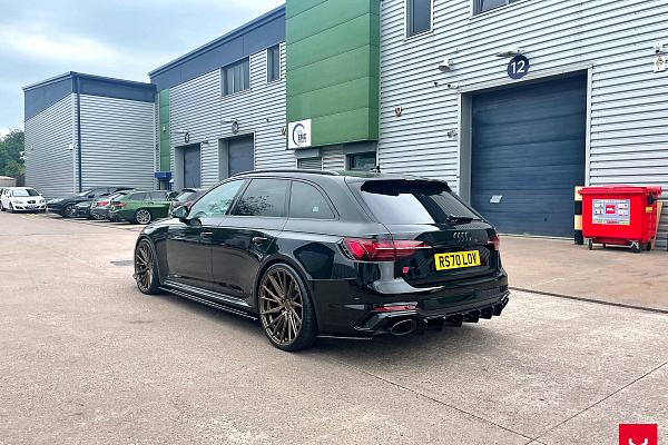 Фото дисков Vossen HF-4T Глянцевая бронза на Audi A/S/RS 4 (B9)