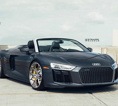 Фото дисков Strasse Wheels SM5R Deep Concave Monoblock на Audi R8 (4S)