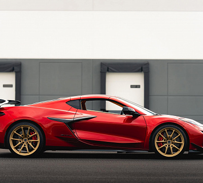 Фото дисков Brixton Forged PF11 R / RS на Chevrolet Corvette C8