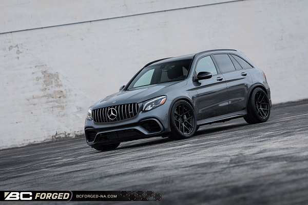 Фото дисков BC Forged HCS02 Черный матовый на Mercedes-Benz GLC (X253, C253)