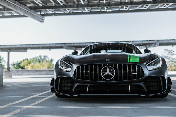 Фото дисков Brixton Forged PF3 Черный сатин на Mercedes-Benz AMG GT I