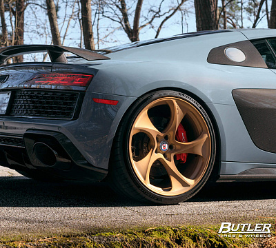 Фото дисков HRE 522M на Audi R8 (4S)