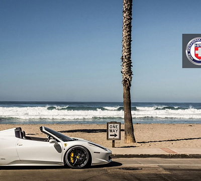 Фото дисков HRE P101 на Ferrari 458