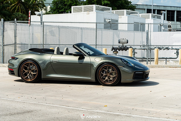 Фото дисков Anrky S3-X0 Сатиновая бронза на Porsche 911 VIII