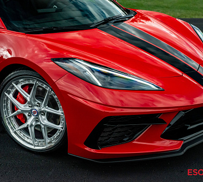 Фото дисков HRE S101SC на Chevrolet Corvette C8