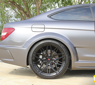 Фото дисков Vossen EVO-5 на Mercedes-Benz C-Class (W204)