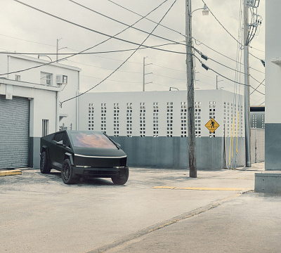 Фото дисков Vossen LC3-11 на Tesla Cybertruck