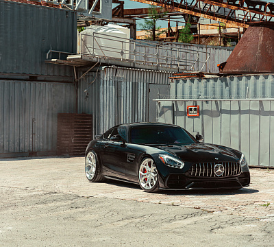 Фото дисков Vossen EVO-3 на Mercedes-Benz AMG GT I