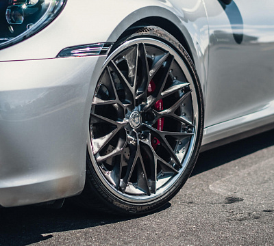 Фото дисков HRE S200 на Porsche 911 VIII