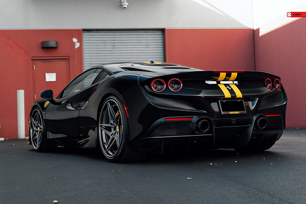 Фото дисков Anrky S3-X3 Сатиновый графит на Ferrari F8