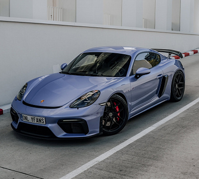 Фото дисков Brixton Forged PF7-RS на Porsche Cayman III