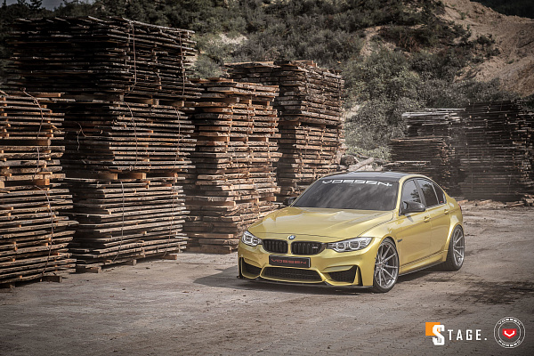 Фото дисков Vossen M-X2 Глянцевый тонированный лак на BMW 3/M3 (F3x/F80)