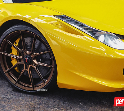 Фото дисков NOVITEC NF10 на Ferrari 458